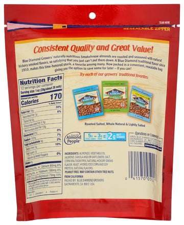 Blue Diamond Smokehouse Almonds  12 Oz
