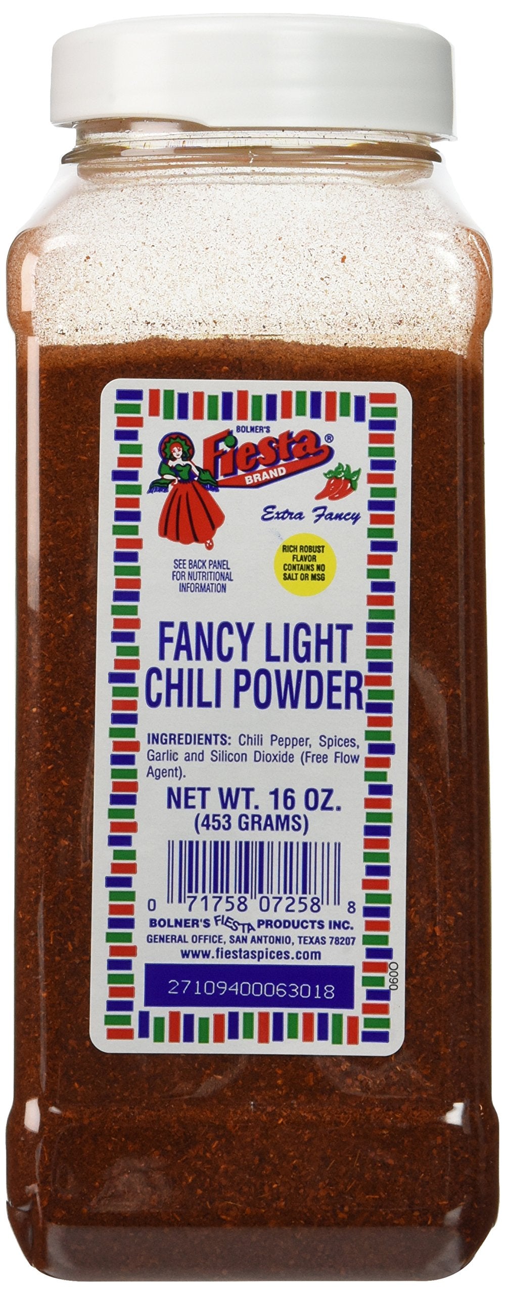 Bolners Fiesta Fancy Light Chili Powder 16oz