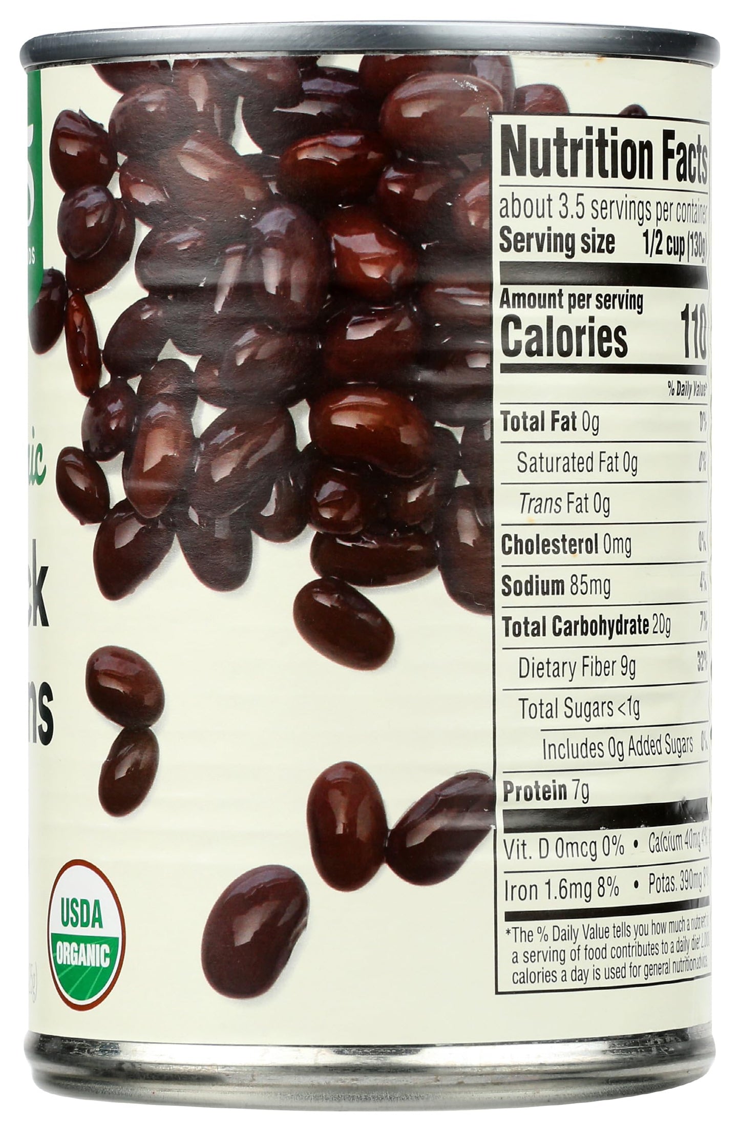 365 by Whole Foods Market, Organic Black Beans, 15 Ounce