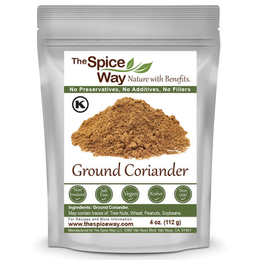 The Spice Way Ground Coriander - 4 Oz Resealable Bag