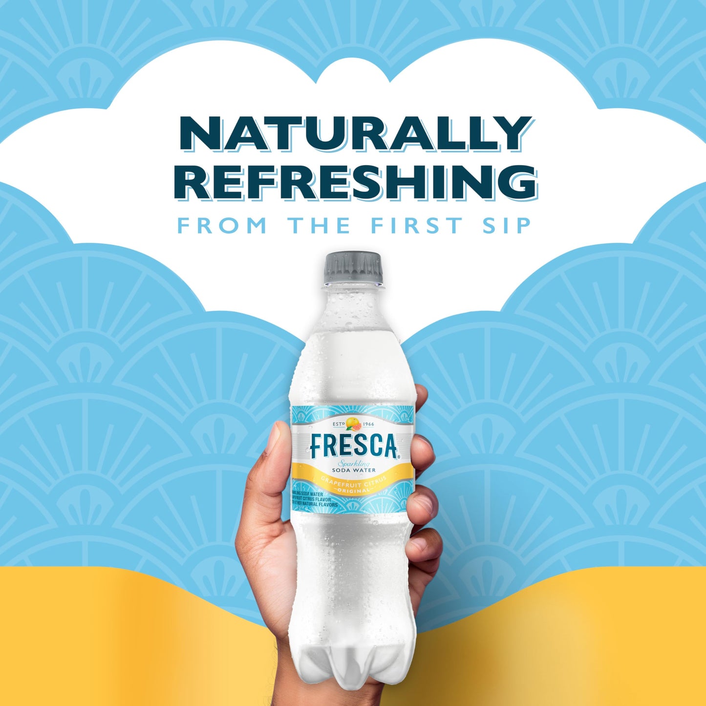 Fresca Citrus Soda Soft Drink, Pack of 6 Bottles, 16.9 fl oz Each, Refreshing Citrus Flavor