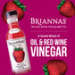 BRIANNAS Home Style Blush Wine Vinaigrette Dressing, Gluten Free, Kosher, Vegan, 12 oz. Bottles, Pack of 2