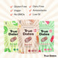 True Dates Candy Dates, Sour Flavor Variety, Vegan, Gluten Free, 3-3.5 Ounce Bags (Sour Apple, Sour Cola, Sour Watermelon)