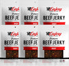 Enjoy Beef Jerky Hot, All Natural, 3 Ounce (Pack of 6)