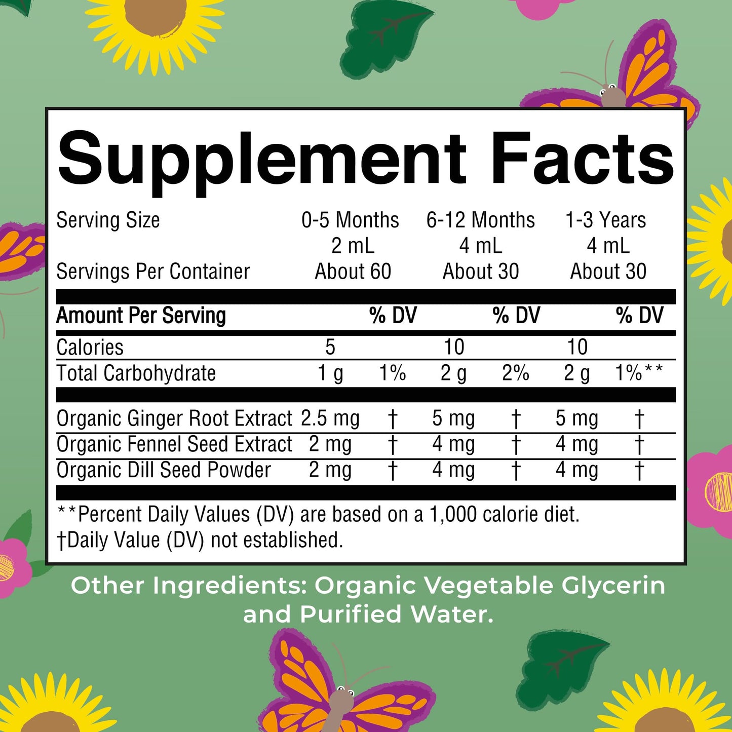 MaryRuth Organics Gripe Water for Babies | Herbal Blend | 4 Fl Oz | Vegan