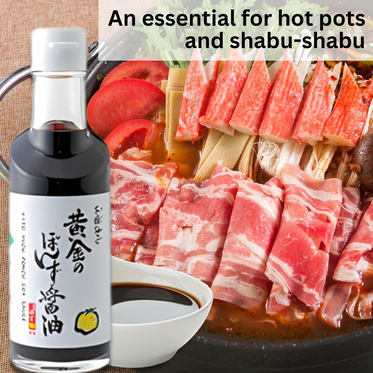 Aki Foods Japan Kito Yuzu Ponzu Sauce - Premium Citrus Soy Sauce, 6.76 fl oz (200ml), No Artificial Additives, Product of Japan