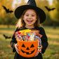 Halloween Assorted Pumpkin Bucket (44 Count) Filled with Candies  Snacks  Cookies and more   for Family  Friends  Kids  Boys and Girls