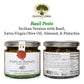 Frantoi Cutrera Basil Pesto Sauce, Creamy Italian Spread, 6.7 oz Jar, Pack of 4