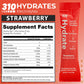 310 Nutrition Sugar Free Electrolytes Powder - Caffeine-Free Hydration Drink Mix, Strawberry Flavor, 15 Packets, Keto Friendly, Low Calorie