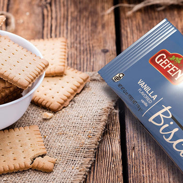 Gefen Gluten Free Vanilla Tea Biscuits 4.2Oz (3 Pack) | Social Tea Biscuits | Kosher For Passover