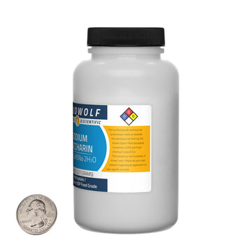 Sodium Saccharin / 1 Pound / 2 Bottles / 99.9% Pure USP Food Grade/Fine Crystals
