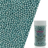 Edible Silver BluePearl Sugar Sprinkles Candy 4mm Mini Pearls Cake Decorations Cupcake Toppers Cookie Decorating Perfect for Wed