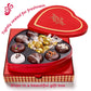 Gluten Free Palace Heart Chocolate Cookies Gift Basket - Assorted Gluten-Free Cookies & Milk Chocolate - Mothers Day Cookie Gift