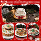 Edible Christmas Sprinkles Pearls for Cake Decorating,130g Red Green White and Silver Pearl Mixed,Edible Sugar Holiday sprinkle