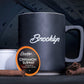 Brooklyn Beans Cinnamon Subway Gourmet Coffee Pods, 40 Count, Compatible with Keurig K Cup malt-inspired, Spicy Cinnamon Flavor