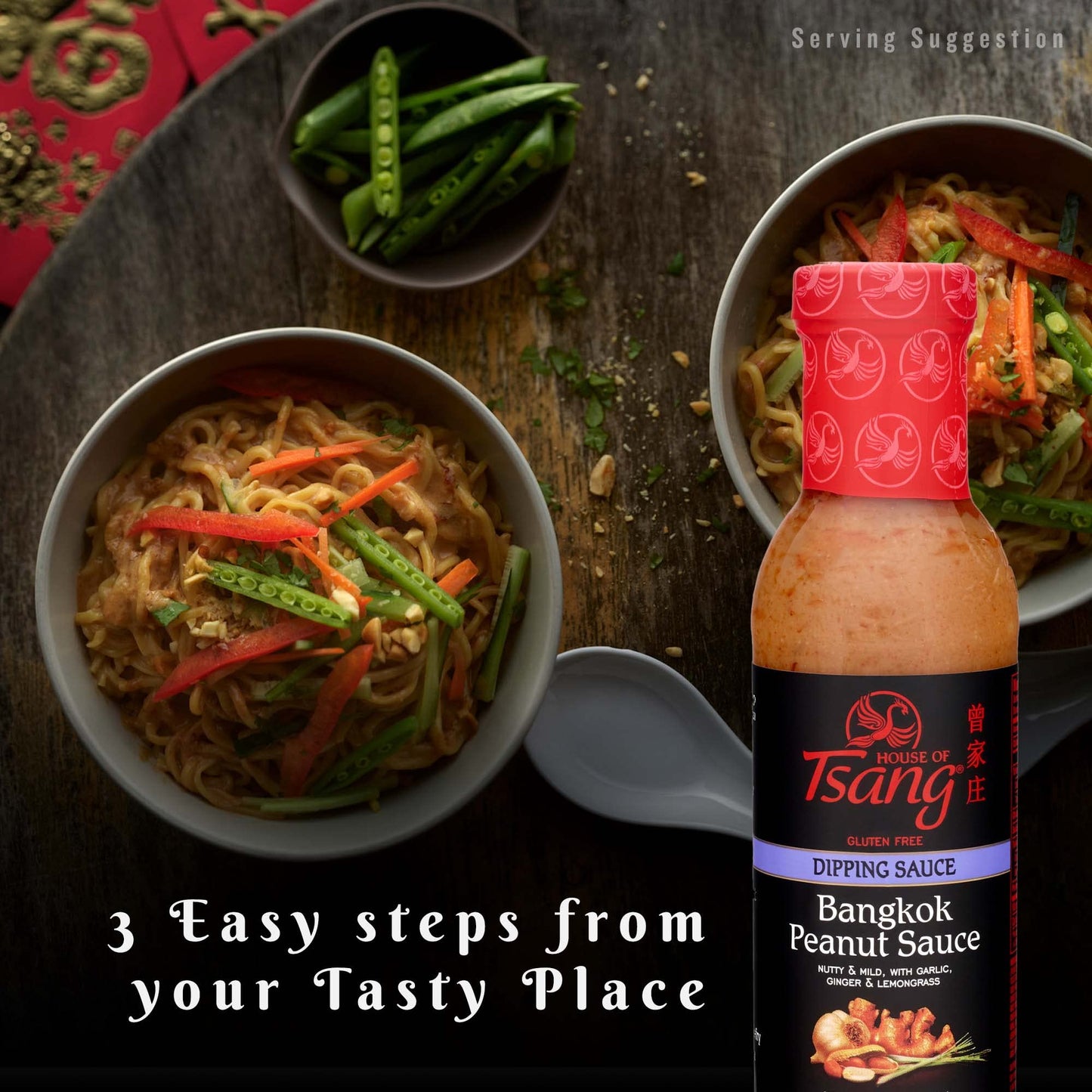 HOUSE OF TSANG Bangkok Peanut Sauce, 11.5 Oz