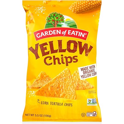 Garden Of Eatin Tortilla Chips Yellow Corn Sea Salt 5.5 Oz