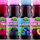 NILO Variety Pack | 100% Squeezed Juice Blackberry Blueberry Plum Beetroot | NO Sugar added | NON GMO | NOT From Concentrate | 8