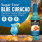 Syruvia Sugar Free Blue Curacao Syrup With Syrup Pump Dispenser - Blue Curacao Syrup Flavor, 25.4 Fl Oz - Perfect For Cocktails,