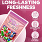 Freeze Dried Fruit Crunch Candy (Wildberry, 4 Oz) Treat Gift Bag Berry Punch, Strawberry, Melon Berry, Wild Cherry And Raspberry