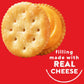RITZ Cheese Sandwich Crackers, Lunch Snacks, 8 Snack Packs (6 Crackers Per Pack)
