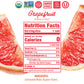 Nixie Sparkling Water, Grapefruit | 12 Fl Oz Cans, 24 Pack | Organic, Vegan, Non-Gmo, Gluten Free, 0 Calories, 0 Sugar, 0 Sodium