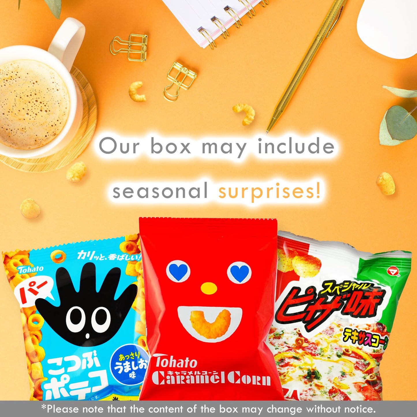 SHO  CANDY Japanese Snacks and Candy Assortment, 40 Pcs Kawaii Dagashi Box, Gluten Free