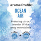 Aura Cacia Ocean Air Essential Oil Blend  Boxed 0.25 fl. oz. - Light Aroma  No Synthetic Fragrances