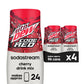 SodaStream MTN Dew Code Red Drink Mix (440ml  Pack of 4)