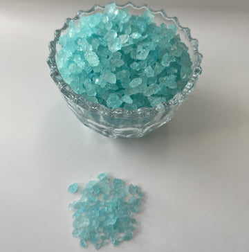 Sweetglob Old Fashioned Medium Rock Sugar Candy Gems, Lump Sugar Rock Crystals (1 Pound, Cotton Candy)