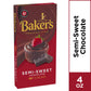 Bakers Semi-Sweet Chocolate Baking Bar, 4 oz Boxes, Pack of 12