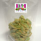 Sour Pickle Flavored Belts - 1 lb of Fresh Chewy Sugar Sanded Sweet Tart Foot Long Candy in Resealable Bag to Ensure Freshness