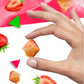 Caramel Cubes Candy (1 Pound Bag) Strawberry Filling, Individually Wrapped (Approx. 75 Count)