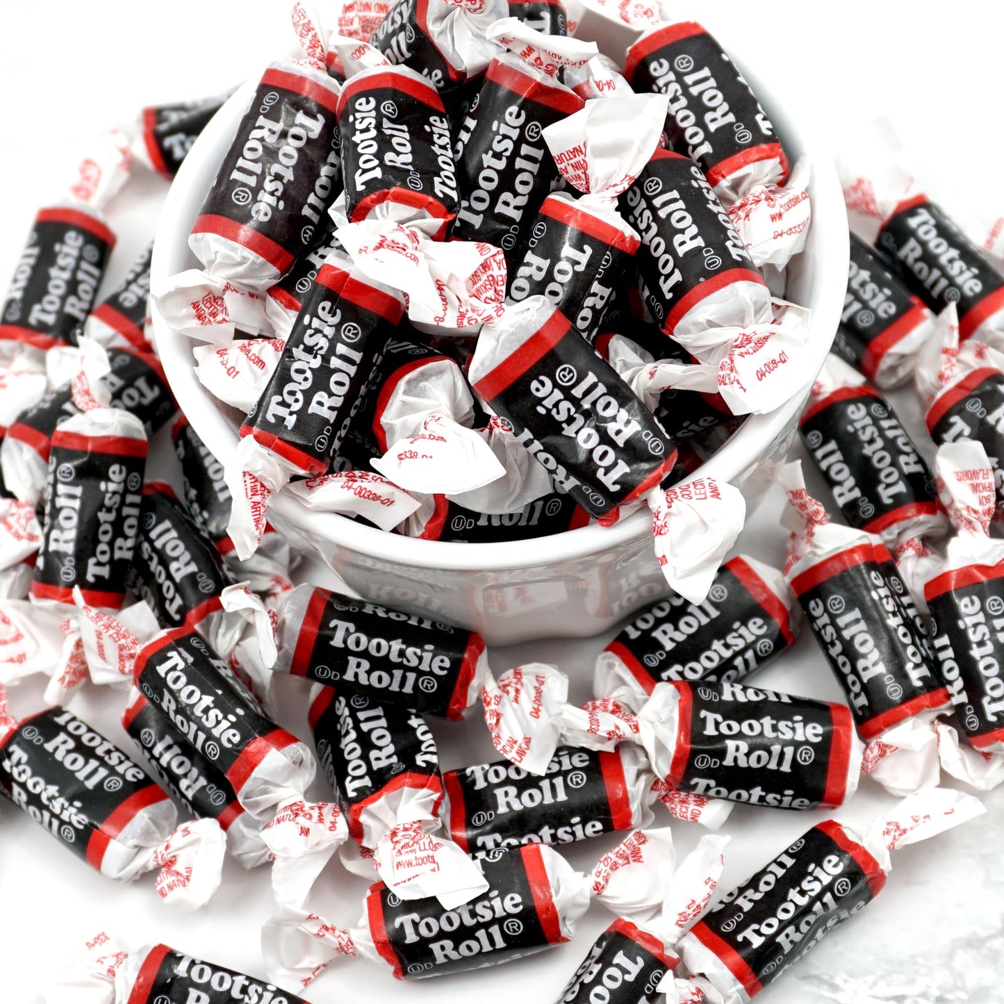 Tootsie Roll Midgees, 1Lb Bulk Bag (Approx. 70 Pieces), Mini Chewy Candy, Individually Wrapped Bulk Candy, Chocolate Candy, The