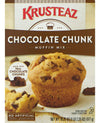 Krusteaz Chocolate Chunk Muffin Mix - No Artificial Flavors/Preservatives - 18.25 OZ Box (Pack of 6)
