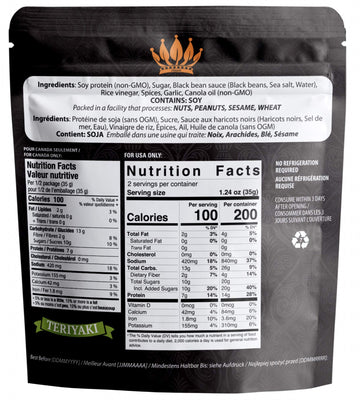 Noble Jerky - Vegan Jerky Variety Pack, Plant-Based High Protein Snack, 14g Protein Per Bag, Vegetarian, Non-GMO, Meat-Free, 5 P