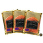 New Yorks Delicacy Smoked Salmon Nova, Pre-Sliced, Garlic & Pepper, 3 x 4 Oz. (0.75 Lb.), Kosher, Gluten-Free, High in