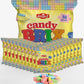 Dee Best Candy Brix Building Brick Candy Assortment - 18 Party Favor Bags Assorted Fruit Flavors Fun and Perfect for Candy Lover