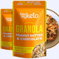 Kiss My Keto Sugar Free Granola, Peanut Butter Chocolate, Pack of 2, Gluten-Free, Allulose Sweetened, Crunchy Clusters
