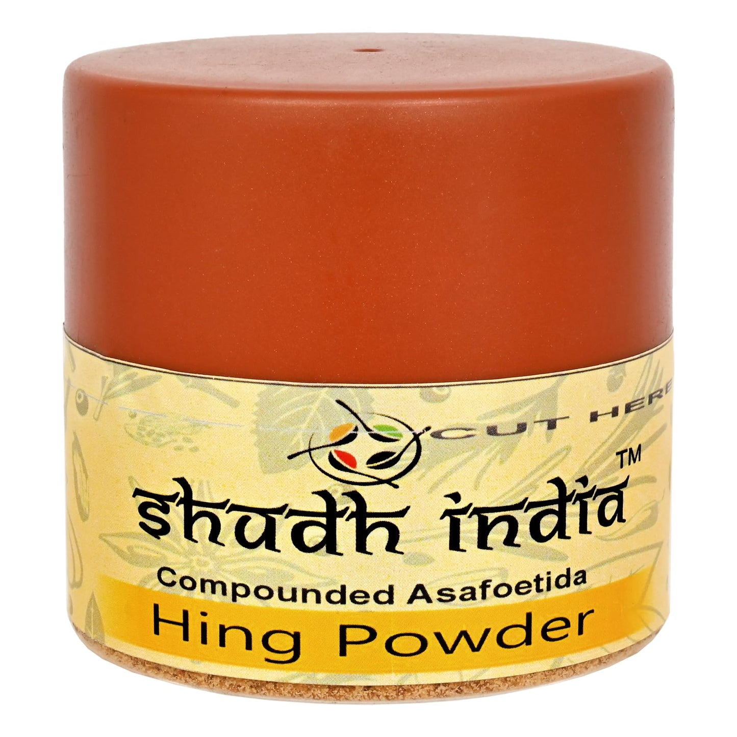 Shudh India Asafoetida Powder (Hing) Ground 3.5Oz (100G) Pet Jar ~ All Natural | Salt Free | Vegan | Non-Gmo | Asafoetida Indian
