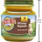 Earth'S Best Organic Baby Food Jars, Stage 2 Vegetable Puree For Babies 6 Months And Older, Organic Winter Squash, 4 Oz Resealab