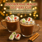 30 Count Christmas Marshmallow Gift Pack, Soft & Fluffy Vanilla Marshmallows, Festive Holiday  , Cute Snowman Packaging, Perfect For Gifting, Hot Chocolate, & Stocking Stuffers, 4.5 Oz 30 Count