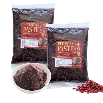 Fusion Select 2 Packs Red Bean Paste - Fine Sweetened Adzuki Bean Paste for Desserts, Buns, Pastry Filling, Mochi - For Chinese,