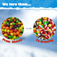 Freeze Dried Skittles - Muncheeze Gourmet Freeze Dried Candy Skittles (8 Oz), Assorted Fruity Flavors (Original Rainbow)