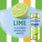 Sanpellegrino CIAO Lime Sparkling Water, Low-Calorie Italian Sparkling Water with Real Fruit Juices, 0g Added Sugar, 6-Pack