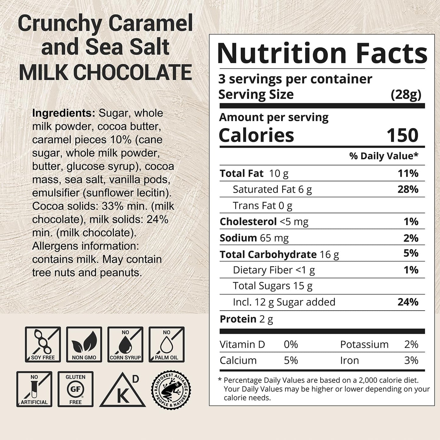 Milkboy Swiss Chocolates Milk Chocolate Bars with Caramel Sea Salt, Gluten-Free, 3 oz, Pack of 5, Chocolate