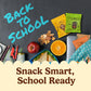Nuts.com Back to School Variety Pack - Nut-Free Healthy Snack Box for Kids & Adults - Individually Wrapped Snacks, 10 Count Sing