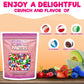 Fruit Crunch Wildberry - Freeze Dried Candy, 10 Oz - Assorted Wild Berry Flavors, Large Pouch - Ideal Gift Snack Treat