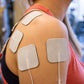 Reserv 2'' X 2'' Premium Re-Usable Self Adhesive Electrode Pads For Tens/Ems Unit, Fabric Backed Pads With Premium Gel (White Cl