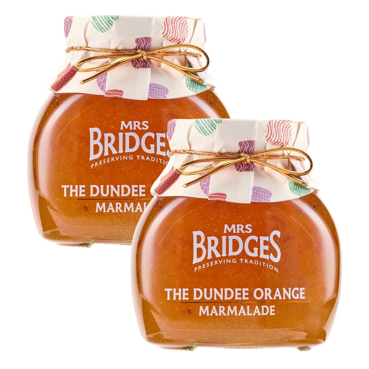 Mrs Bridges Dundee Orange Marmalade, Made in Scotland, 12oz Jar (Pack of 2)
